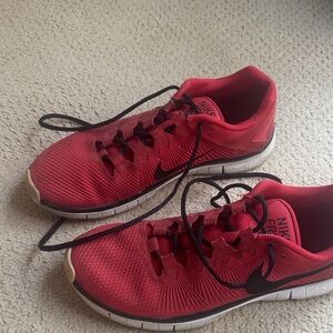 Nike Crimson Athletic Sneakers